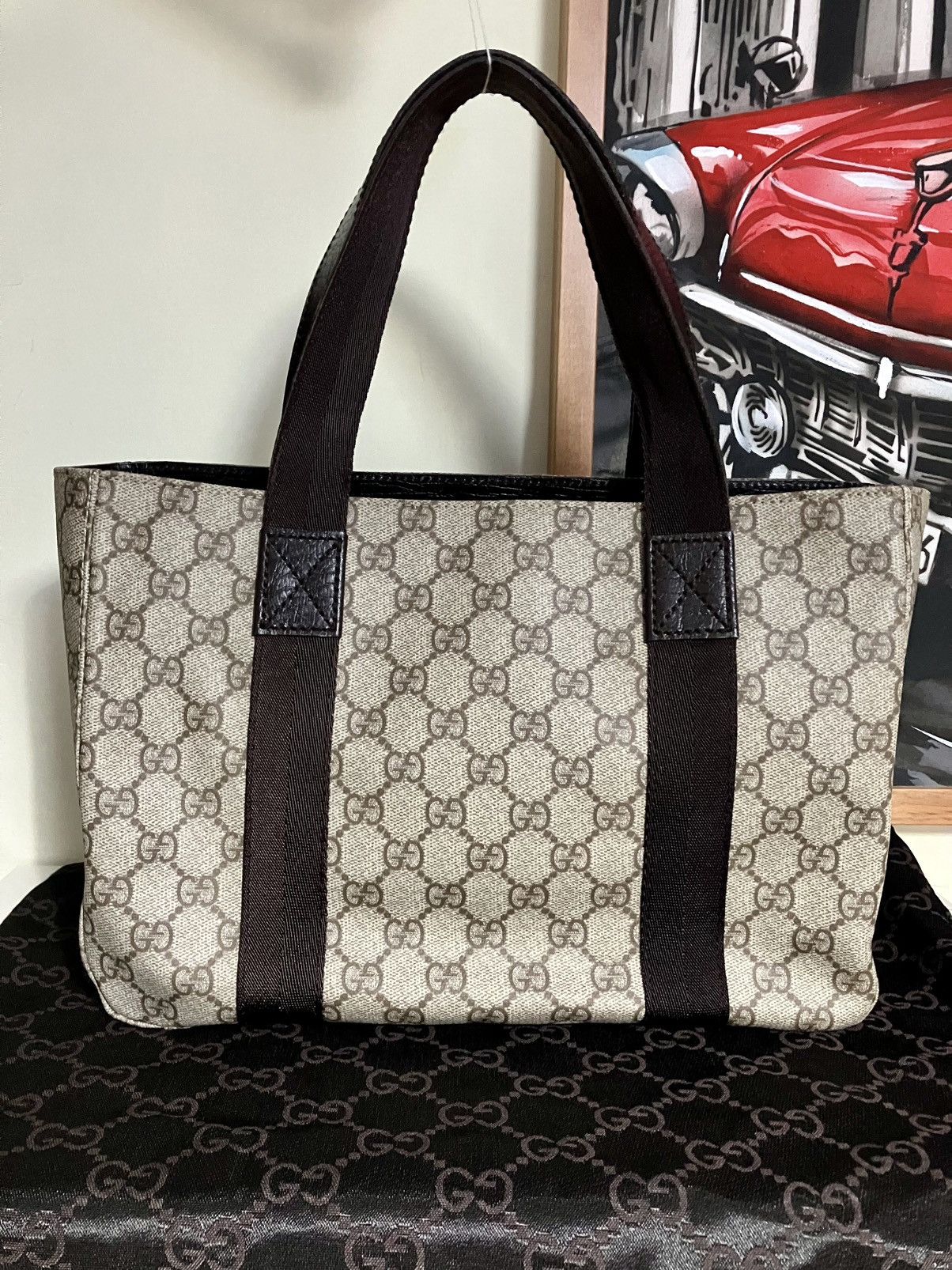 Gucci Gucci GG Supreme mini Tote Bag Size ONE SIZE - 2 Thumbnail