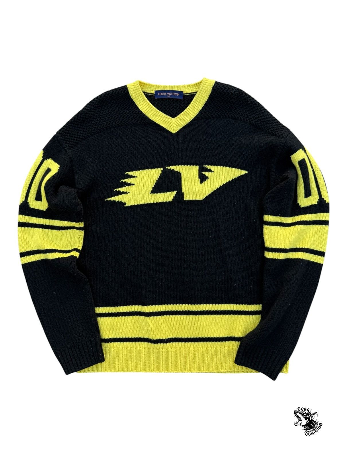 Louis Vuitton Louis Vuitton intertarsia football knit jersey Size US M / EU 48-50 / 2 - 1 Thumbnail