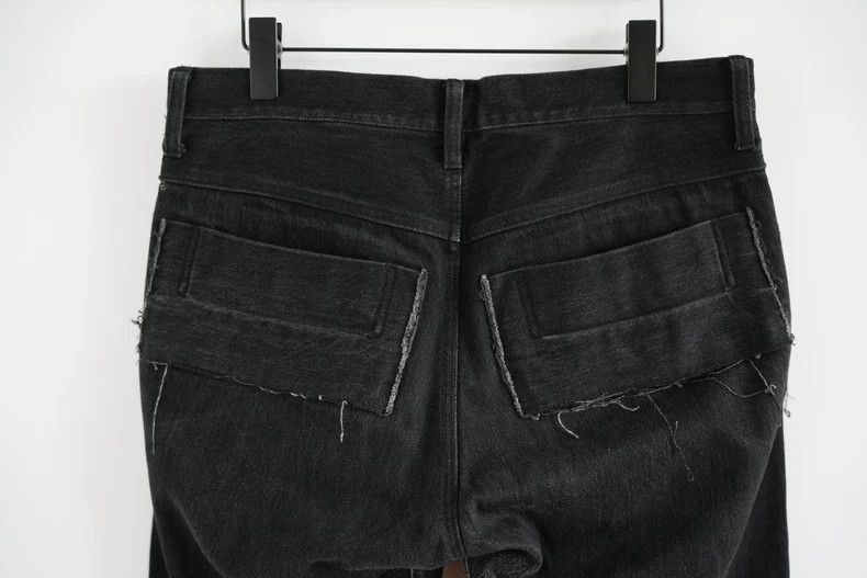 Yohji Yamamoto Yohji Yamamoto Yohji Yamamoto Washed Denim Pants for Men Size US 44 / EU 60 - 4 Thumbnail