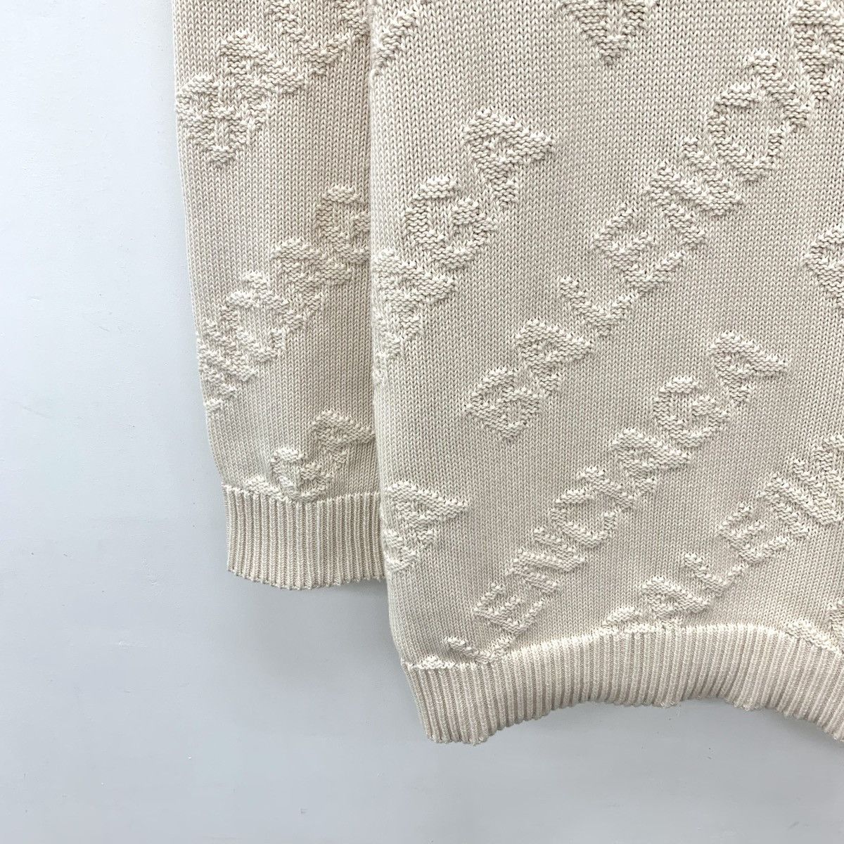 Balenciaga Balenciaga Beige Long Sleeve Knit Sweater K26WX Size US S / EU 44-46 / 1 - 4 Thumbnail