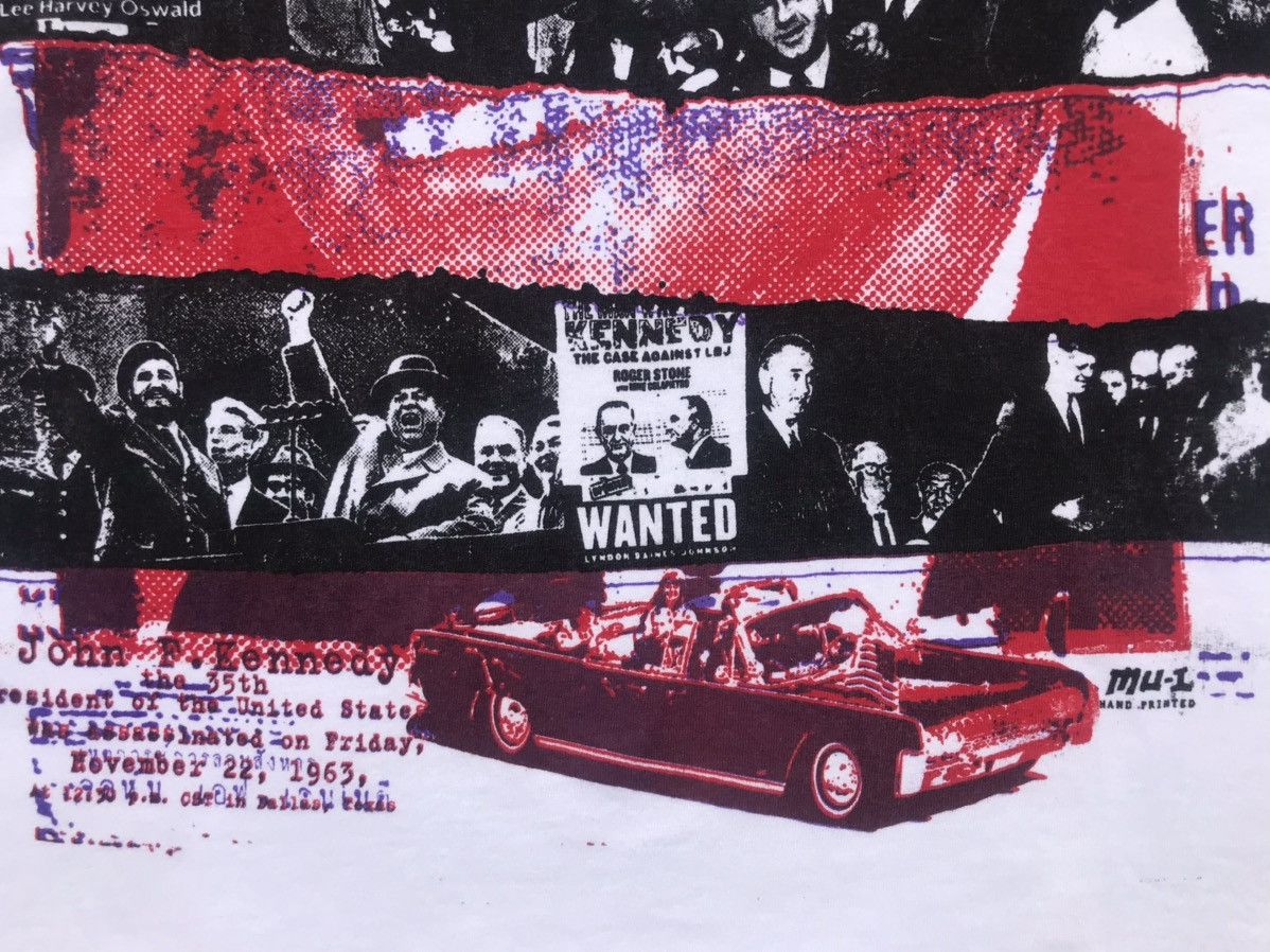 Other Dead Kennedys JFK Killed Hand Printed T Shirt Size US M / EU 48-50 / 2 - 4 Thumbnail