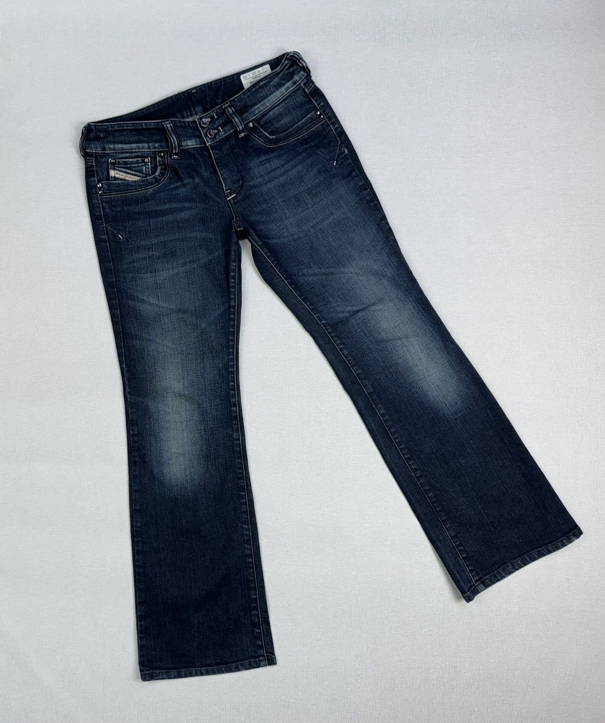Diesel × Vintage Vintage Diesel Ronhar Flared Jeans Women’s Denim Y2K Pants Size 30" / US 8 / IT 44 - 1 Thumbnail