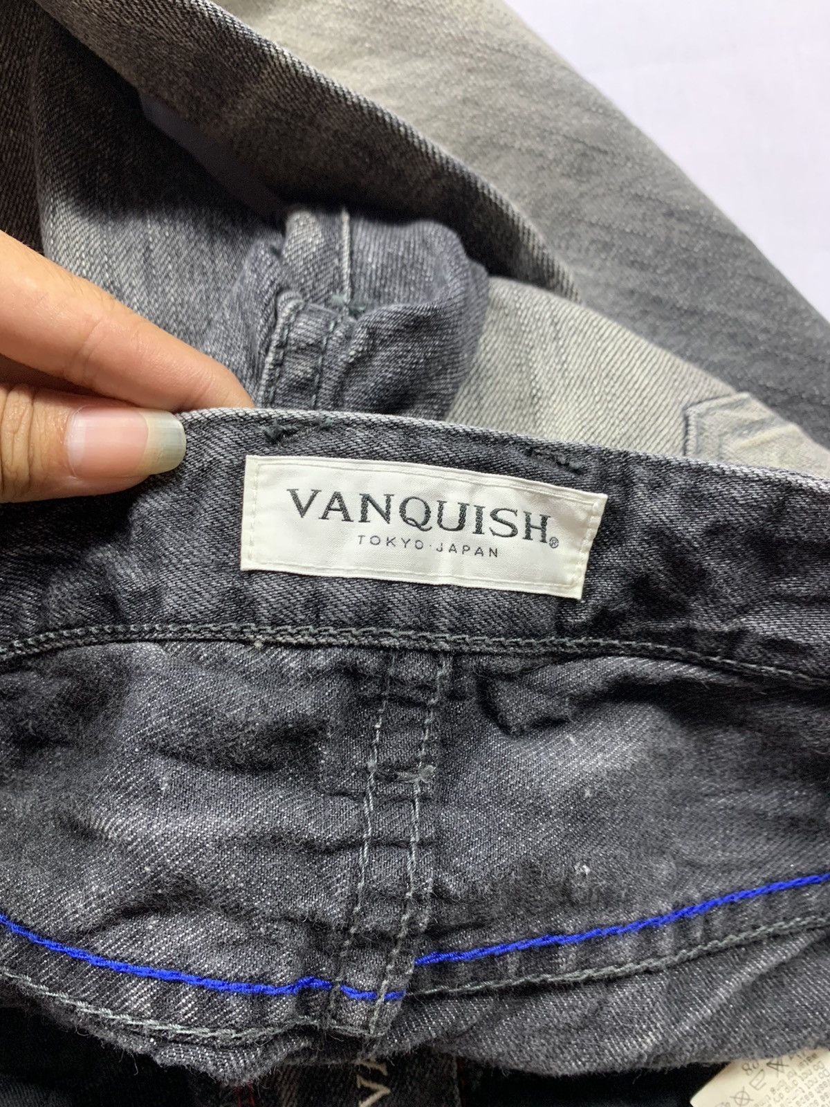 Isamu Katayama Backlash VanQuis Japan Denim Pants y2k Style Size US 28 / EU 44 - 3 Thumbnail