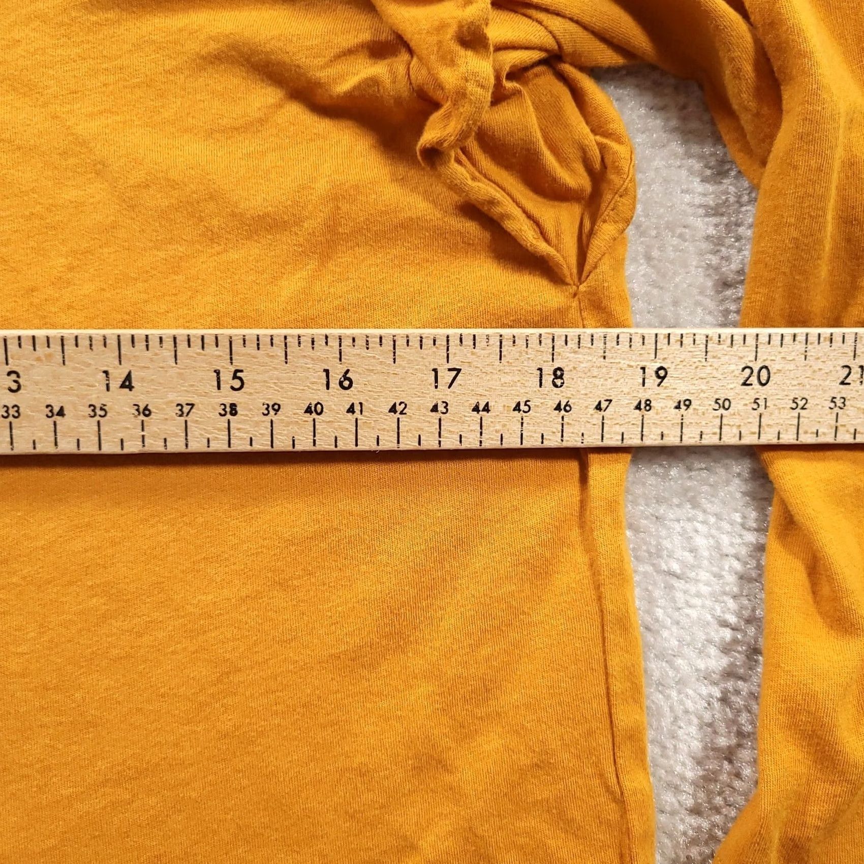 Michael Kors Michael Kors Blouse Top Large Yellow Ruffled Vintage Size L / US 10 / IT 46 - 4 Thumbnail