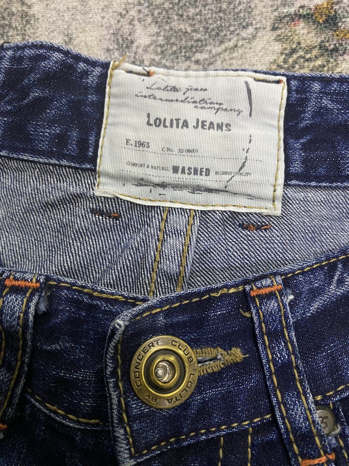 Designer × Japanese Brand Lolita Club Straight Denim Size US 30 / EU 46 - 12 Thumbnail