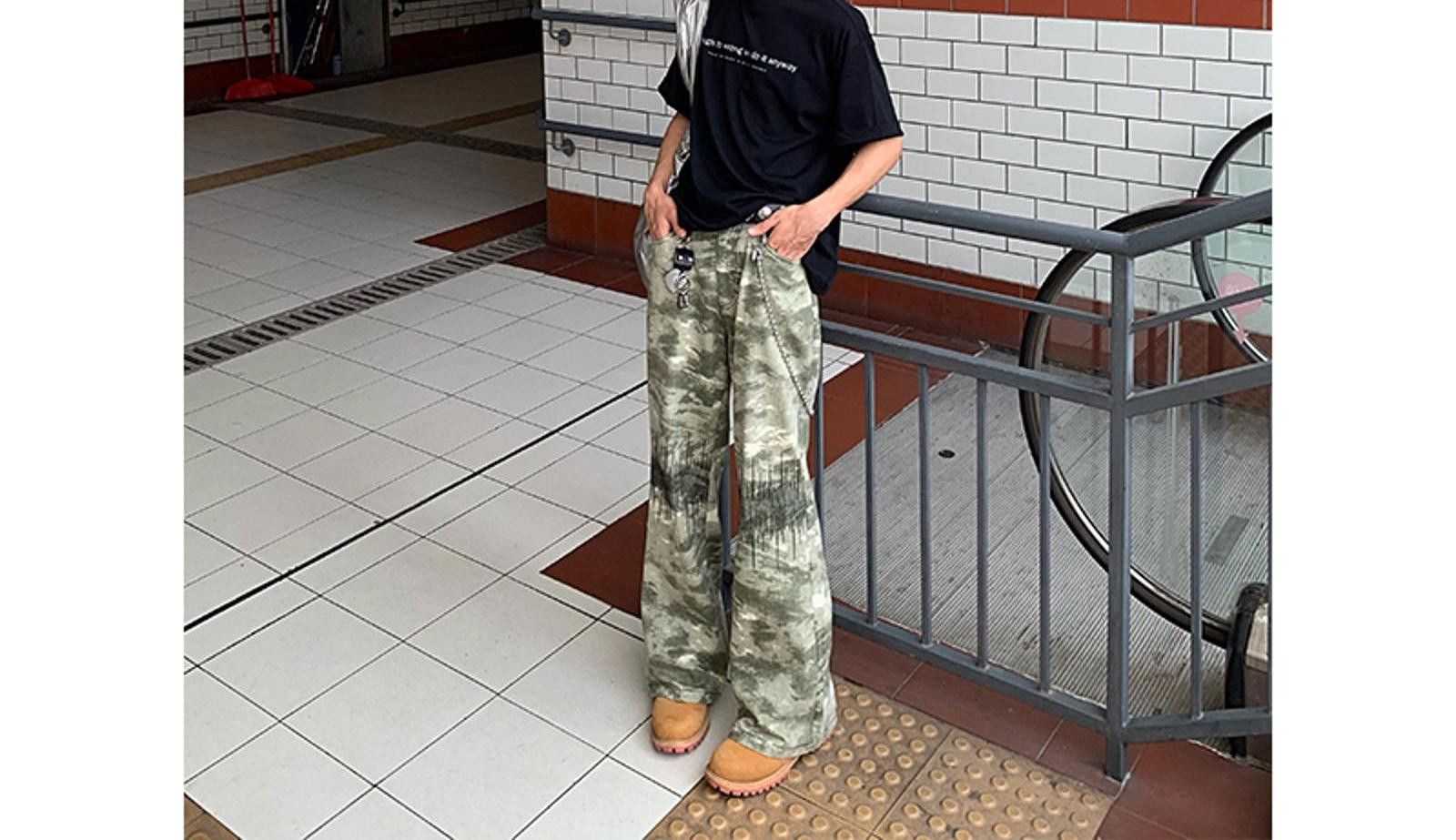 Vintage Camo Wide Leg Pants Size US 34 / EU 50 - 3 Thumbnail