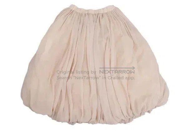 Comme des Garcons COMME des GARCONS Beige Vintage Puff Skirt. Size US 26 / EU 42 - 2 Thumbnail