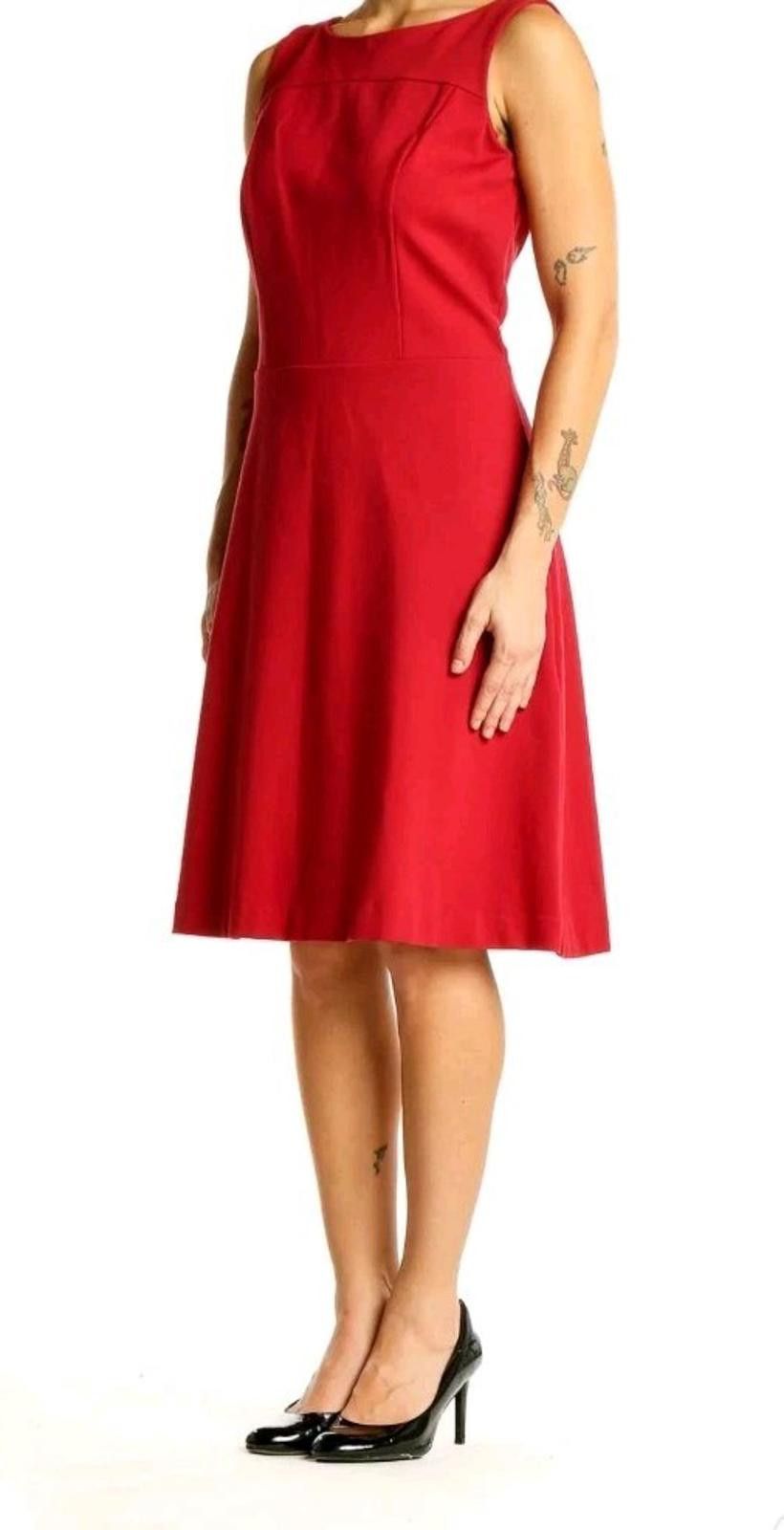 Brooks Brothers Brooks Brothers Womens Sz 12 A-Line Dress Sleeveless Red NEW Size M / US 6-8 / IT 42-44 - 5 Thumbnail