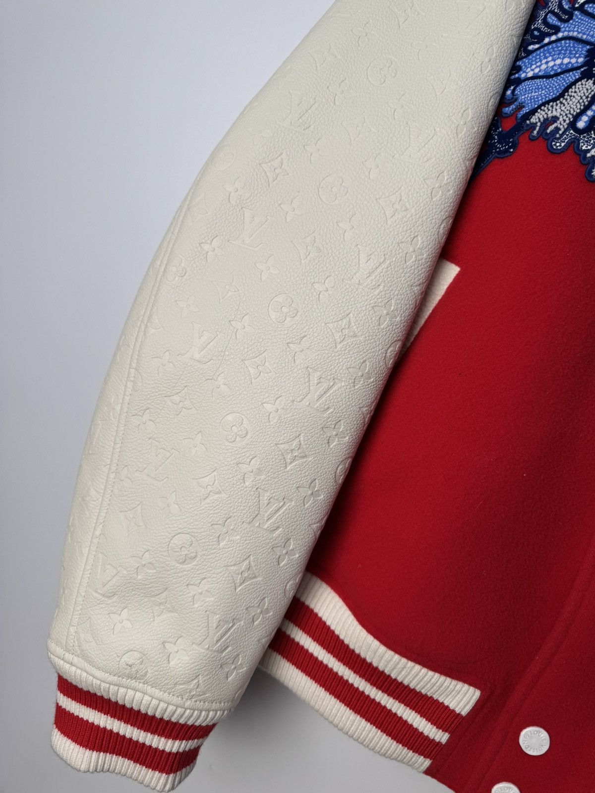 Louis Vuitton Louis Vuitton LV X YK Embroidered Varsity Jacket Size US L / EU 52-54 / 3 - 2 Thumbnail