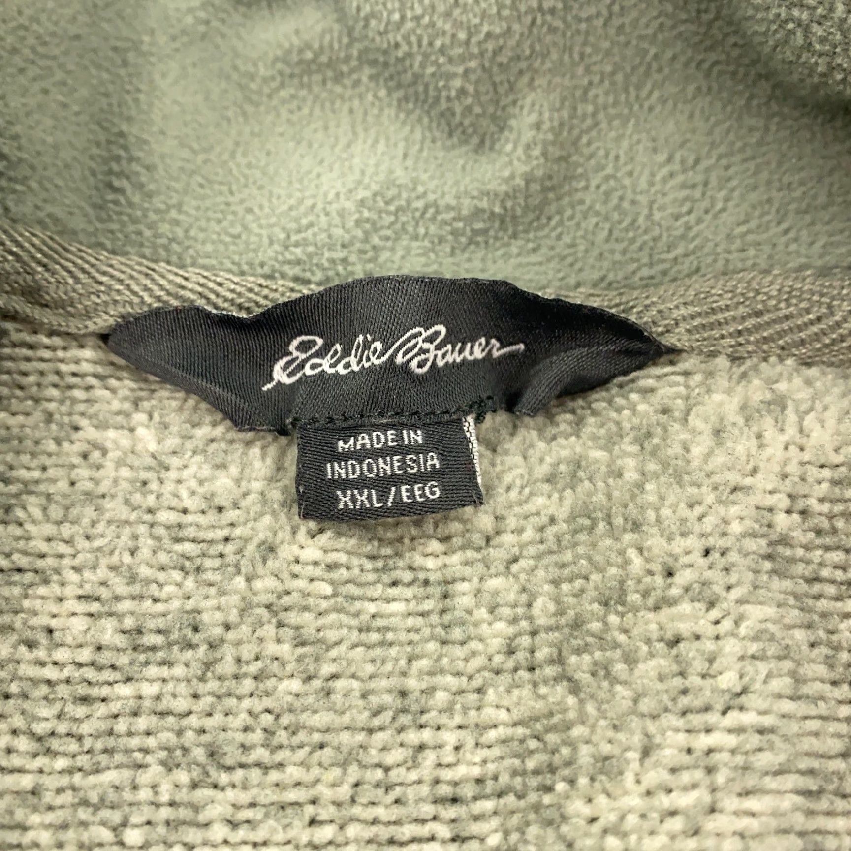 Eddie Bauer Eddie Bauer Mens Pullover Sweatshirt 2XL Gray Fleece 1/4 Zip Embroidered Size US XXL / EU 58 / 5 - 4 Thumbnail