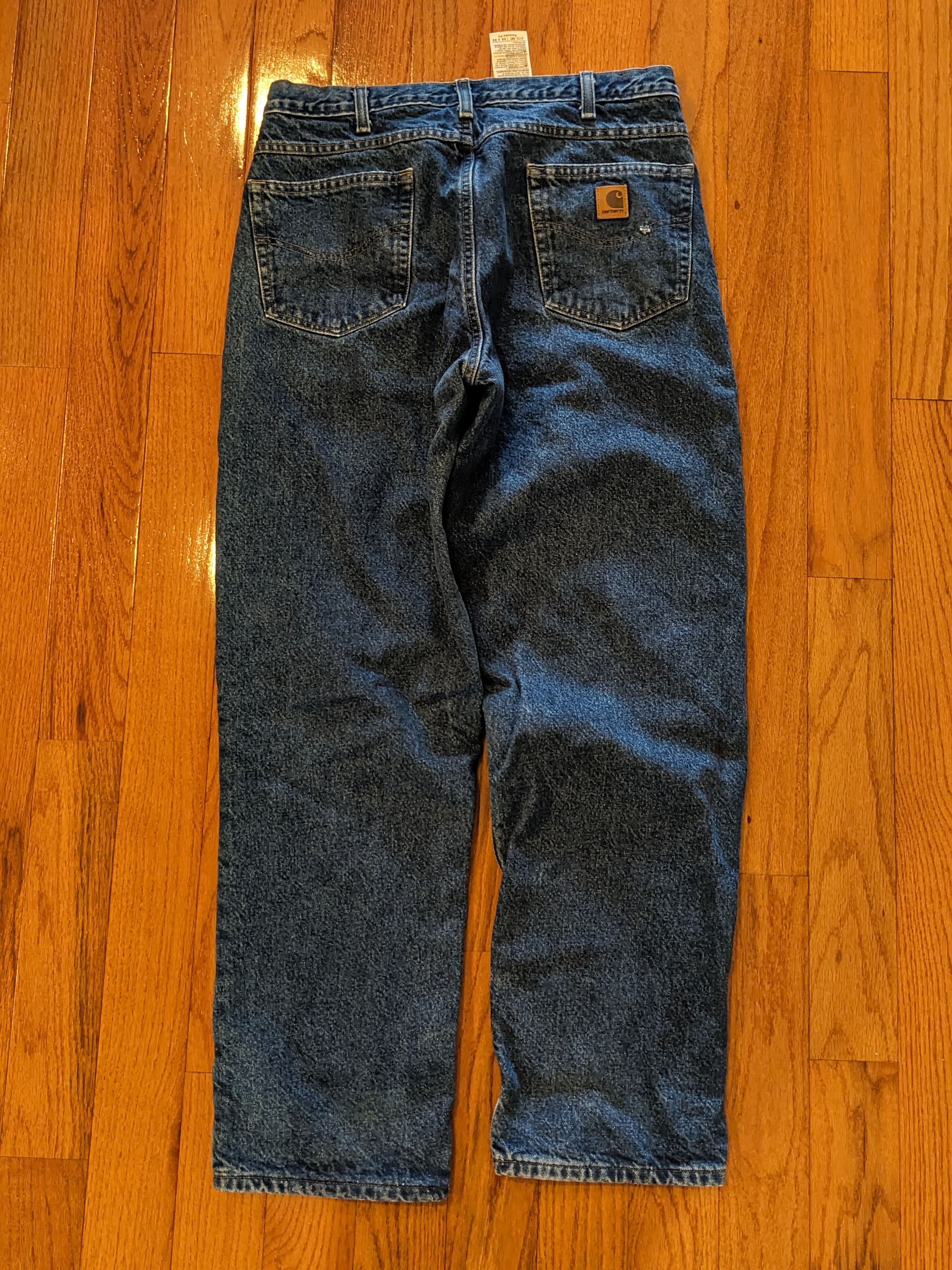 Carhartt × Vintage Carhartt B172 DST 35 x 32 Relaxed Fit Flannel Lined Denim Size US 35 - 1 Thumbnail