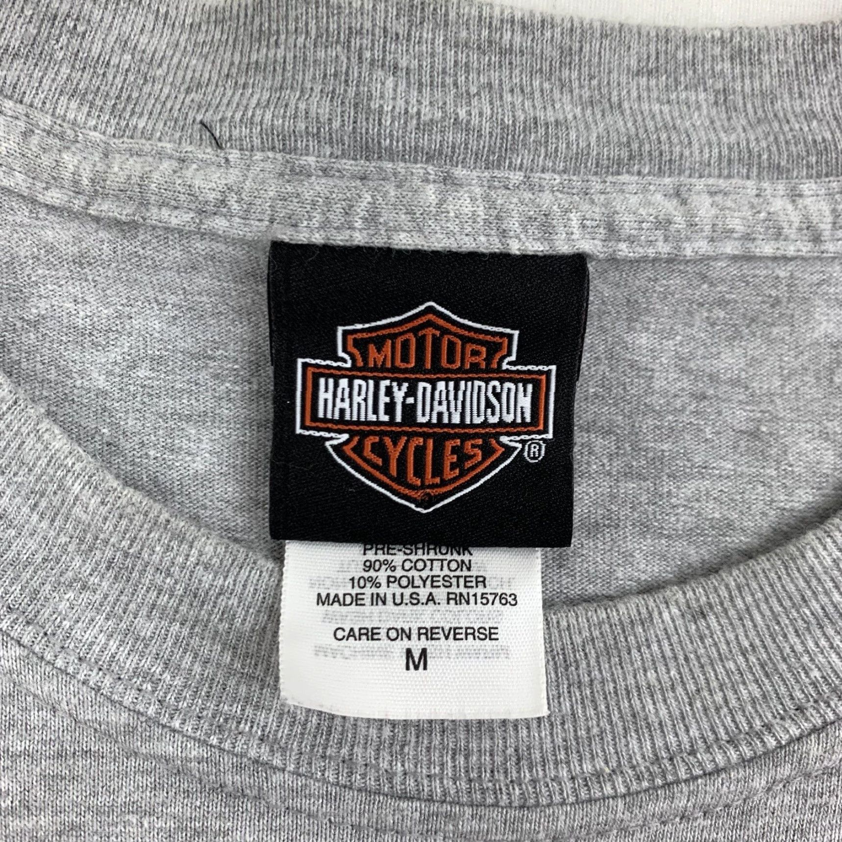 Harley Davidson Harley-Davidson Shirt Adult Medium Gray Bahamas Island Biker Grunge Y2K Tropical Mens M Gray Shirt Size US M / EU 48-50 / 2 - 5 Thumbnail