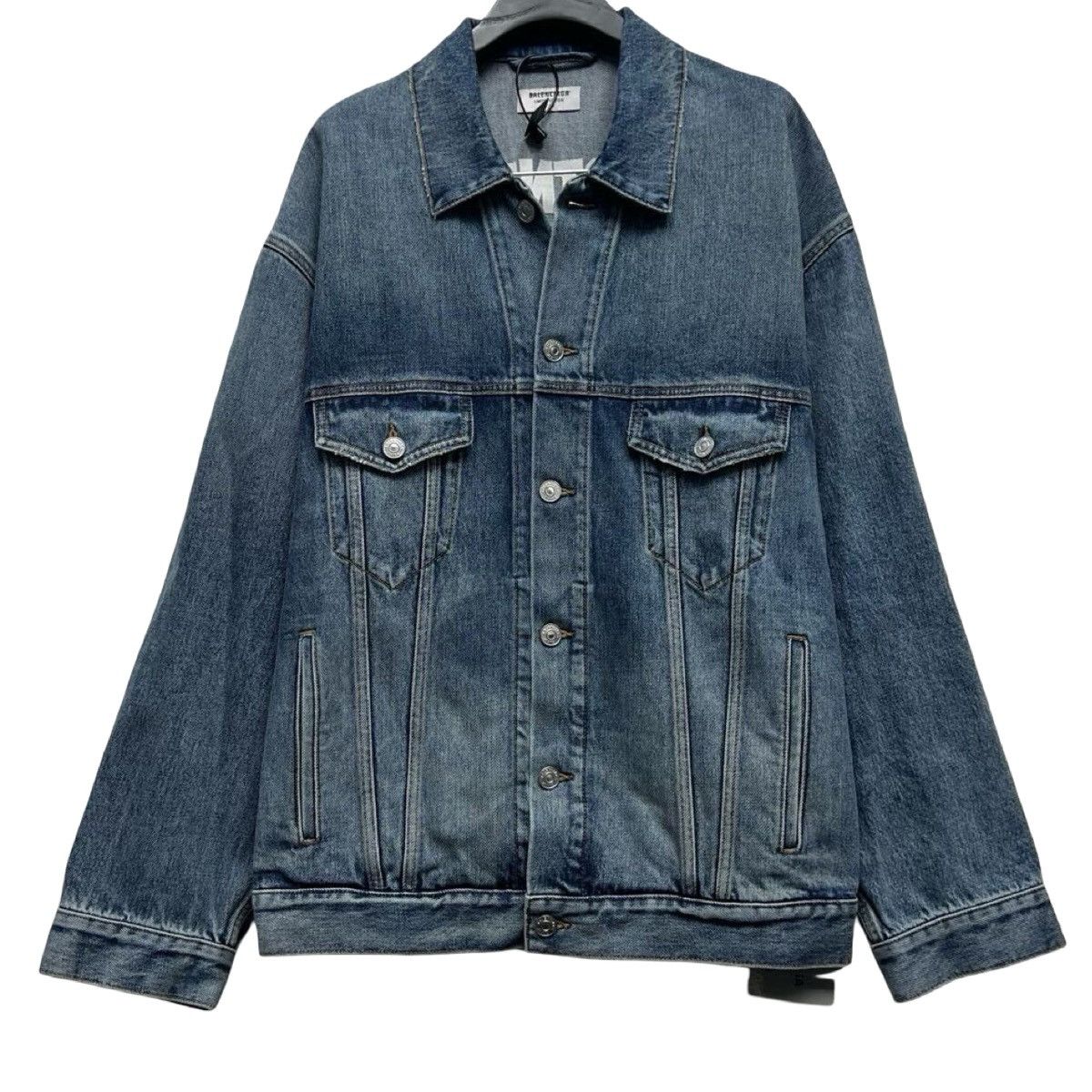 Balenciaga Balenciaga x FORTNITE 2021 Large Fit Jacket in blue denim Size US XS / EU 42 / 0 - 2 Thumbnail