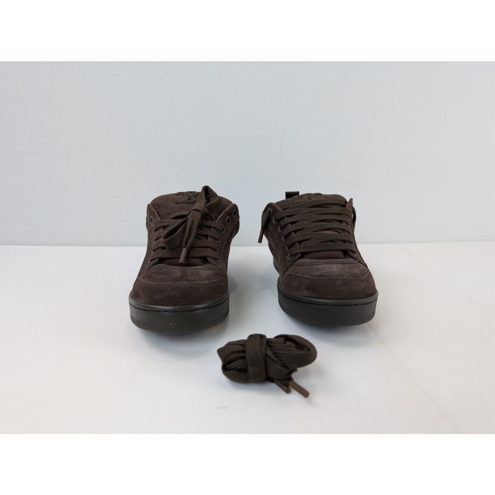 Celine o1rshd1 Suede Calfskin & Mesh Huntington Low top Sneakers Size US 10 / EU 43 - 9 Thumbnail