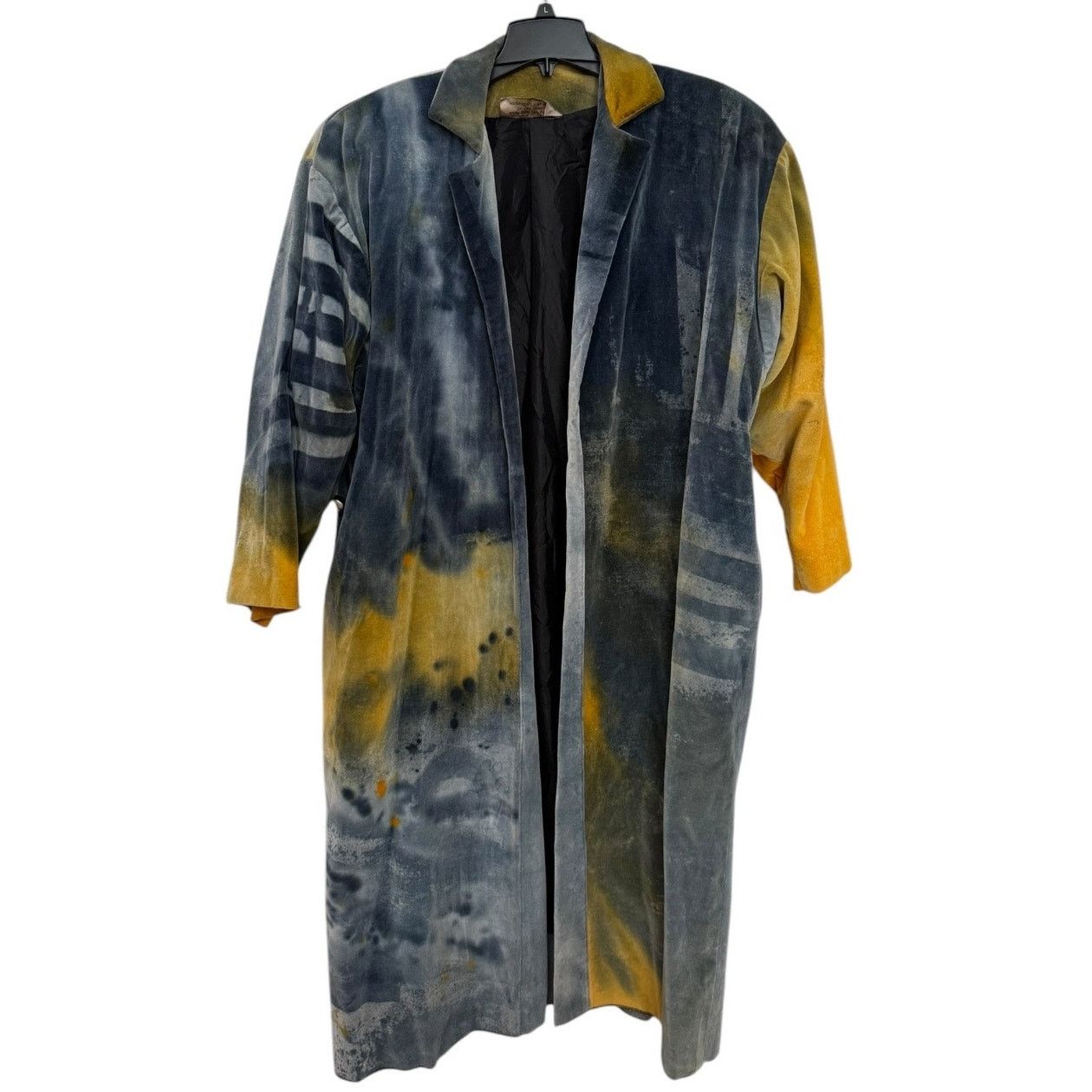Vintage VTG I’m no walking canvas Carole Waller painted velvet coat Size US L / EU 52-54 / 3 - 10 Thumbnail