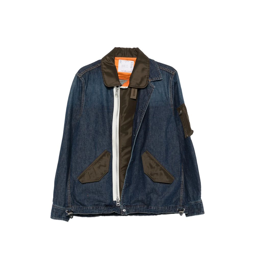 Sacai Sacai BLUE Jackets - Denim Jackets Size US M / EU 48-50 / 2 - 1 Thumbnail