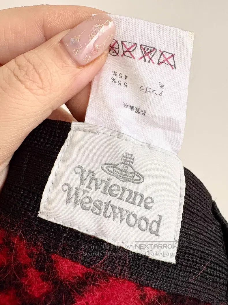 Vivienne Westwood Vivienne Westwood Black and red plaid large Saturn embroid Size ONE SIZE - 8 Thumbnail