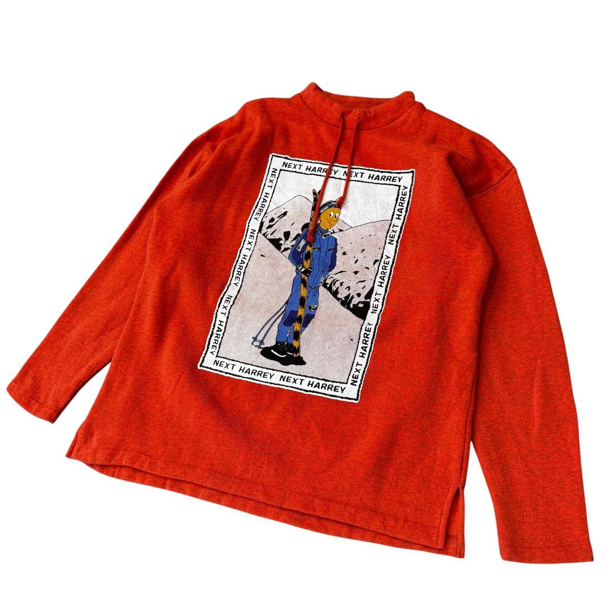 Vintage Vintage French Vintage Sports Ski Graphic Mock Neck Size US L / EU 52-54 / 3 - 2 Thumbnail