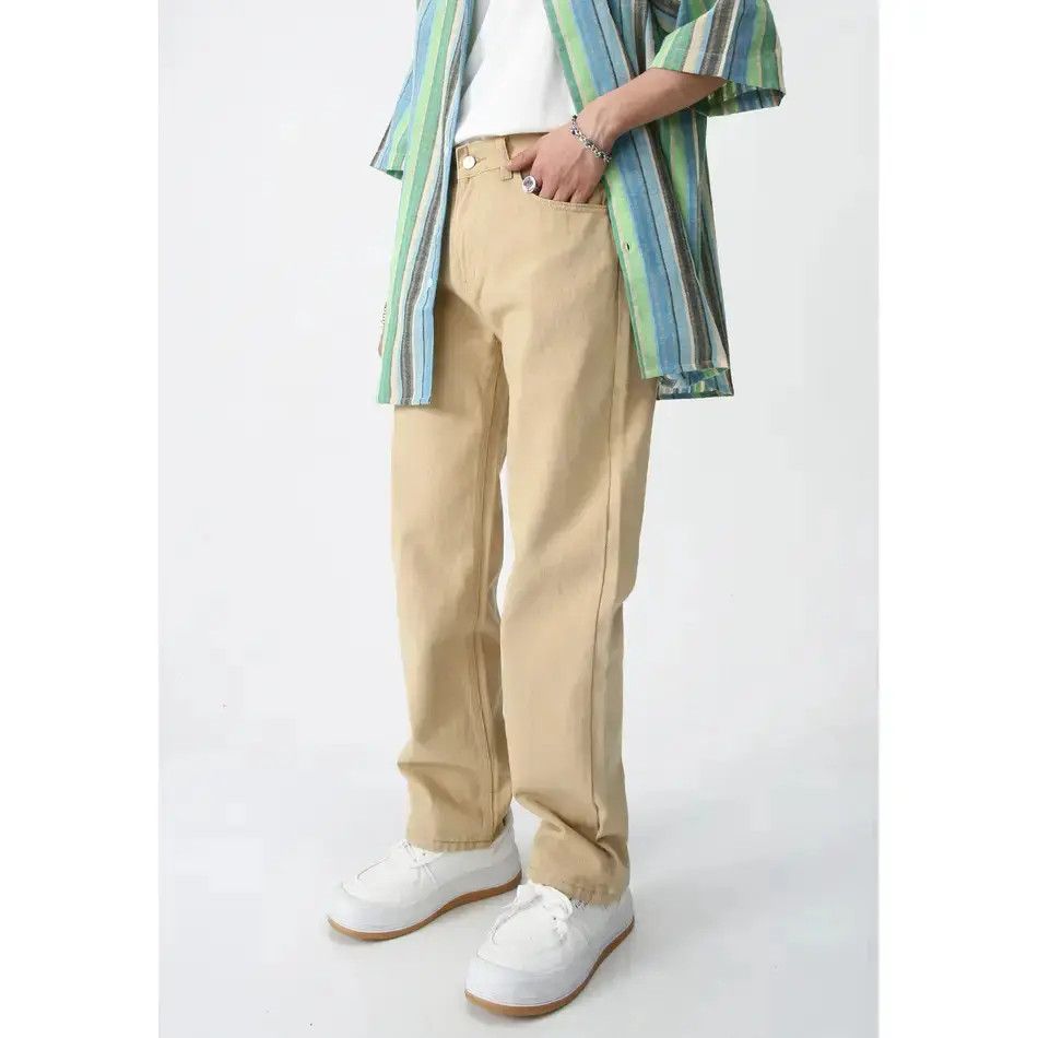 Japanese Brand Retro loose straight leg jeans Size US 32 / EU 48 - 2 Thumbnail