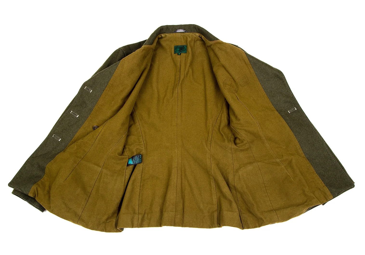 Jean Paul Gaultier Wool Double Button Jacket in Khaki Size 46 Size US S / EU 44-46 / 1 - 15 Thumbnail