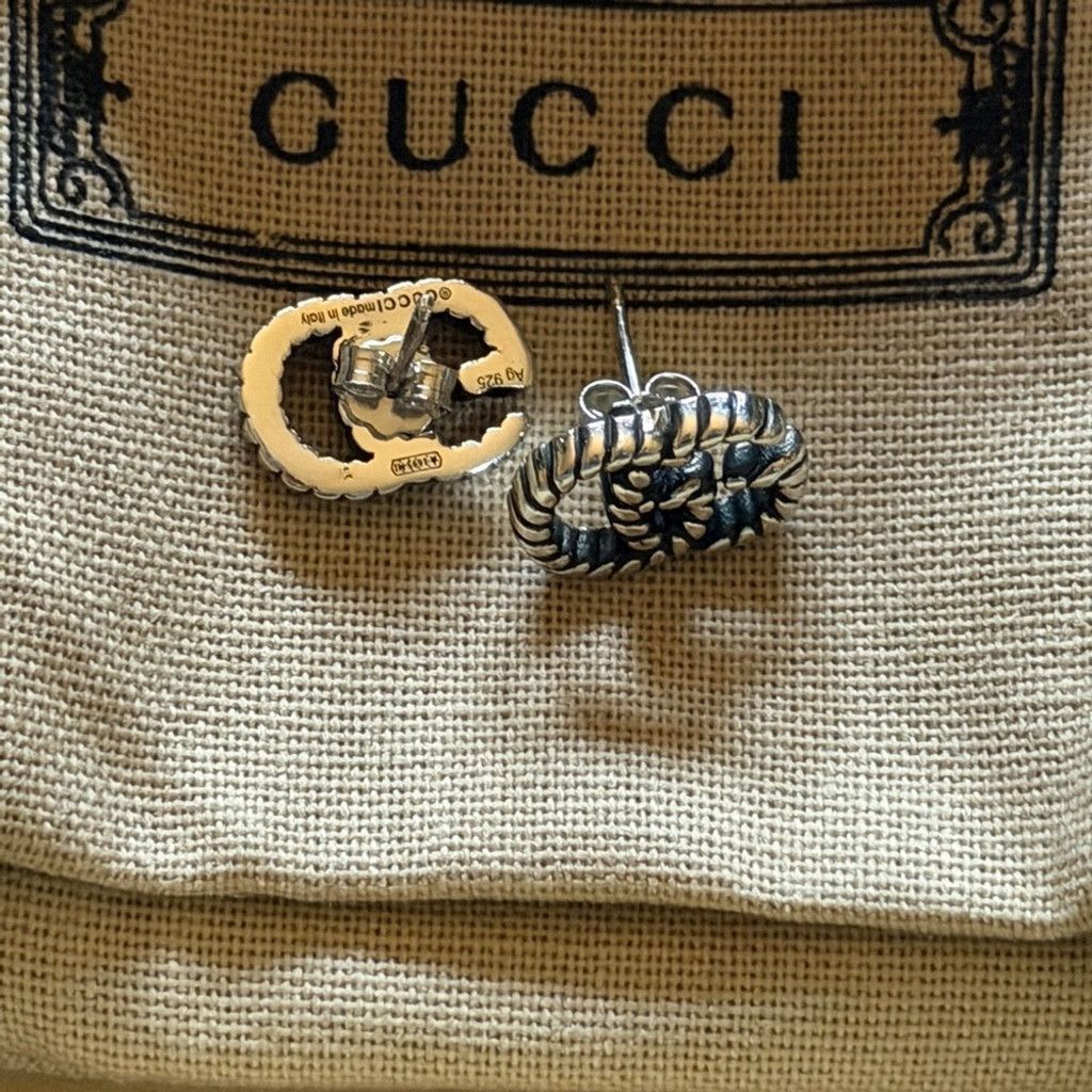 Gucci GG Marmont Sterling Silver Earrings