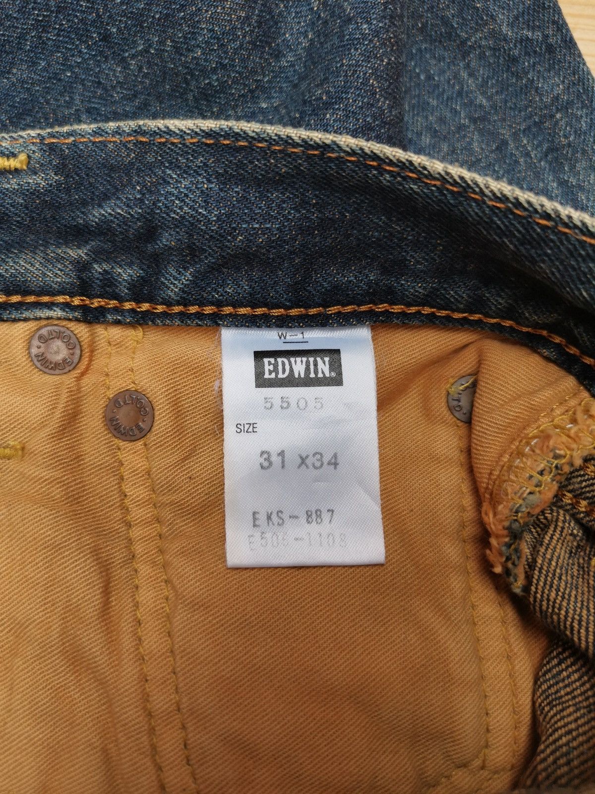 Edwin MUDWASH EDWIN LOT 505X SELVEDGE JEANS Size US 30 / EU 46 - 7 Thumbnail