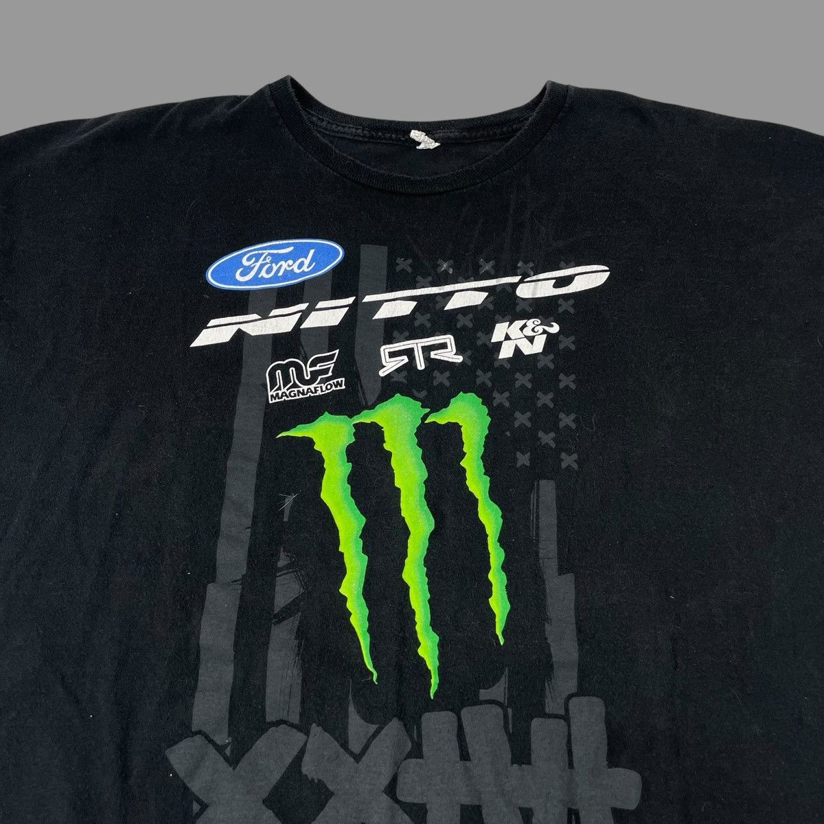 Vintage Vintage Y2K monster k&n motocross t shirt Size US XXL / EU 58 / 5 - 3 Thumbnail