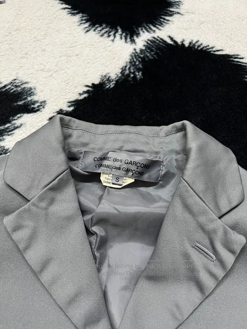 Comme des Garcons Comme des Garcons Teal Inverted Hem Jacket Size S / US 4 / IT 40 - 4 Thumbnail