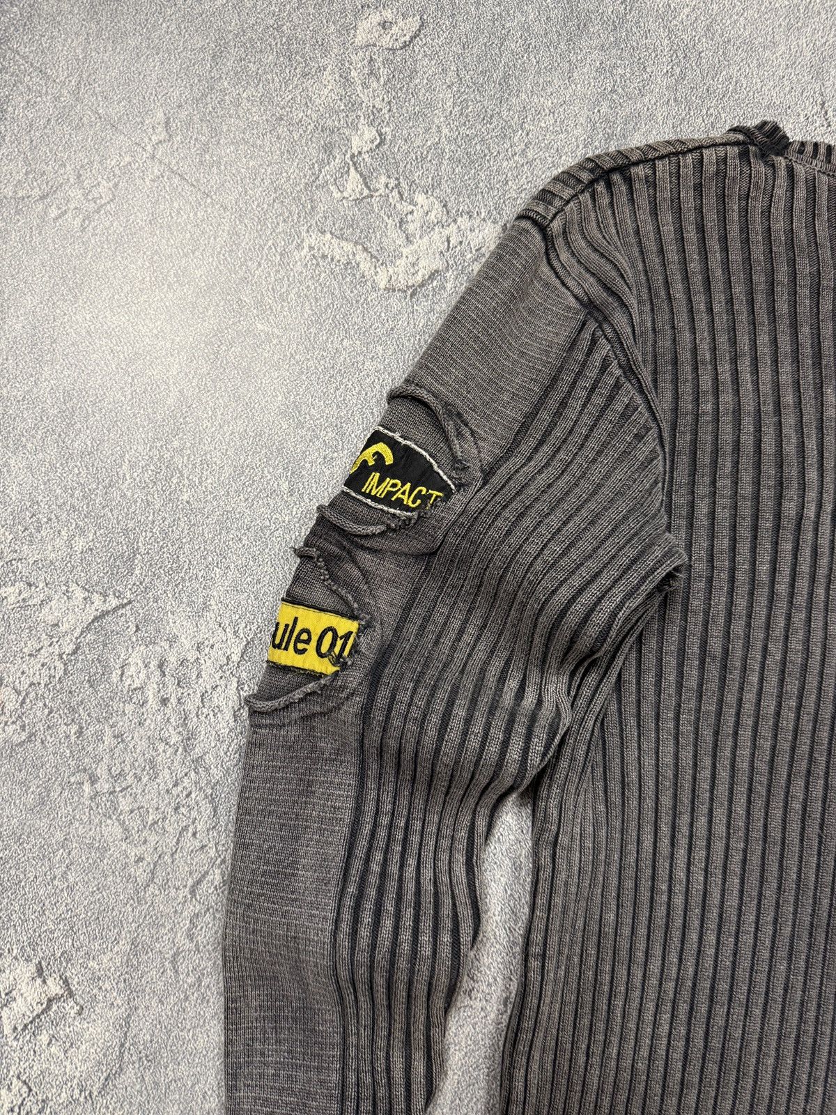 Diesel Avant Garde 00s Diesel Denim Devision Sweater Size US L / EU 52-54 / 3 - 9 Thumbnail