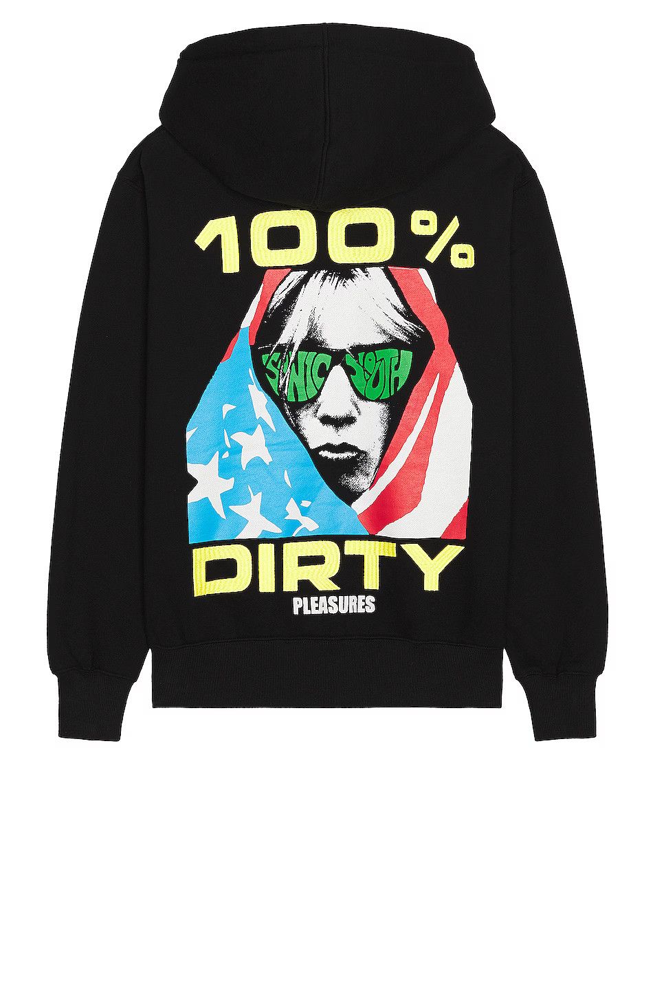 image of X Sonic Youth Dirty Hoodie in Black, Men's (Size 2XL)