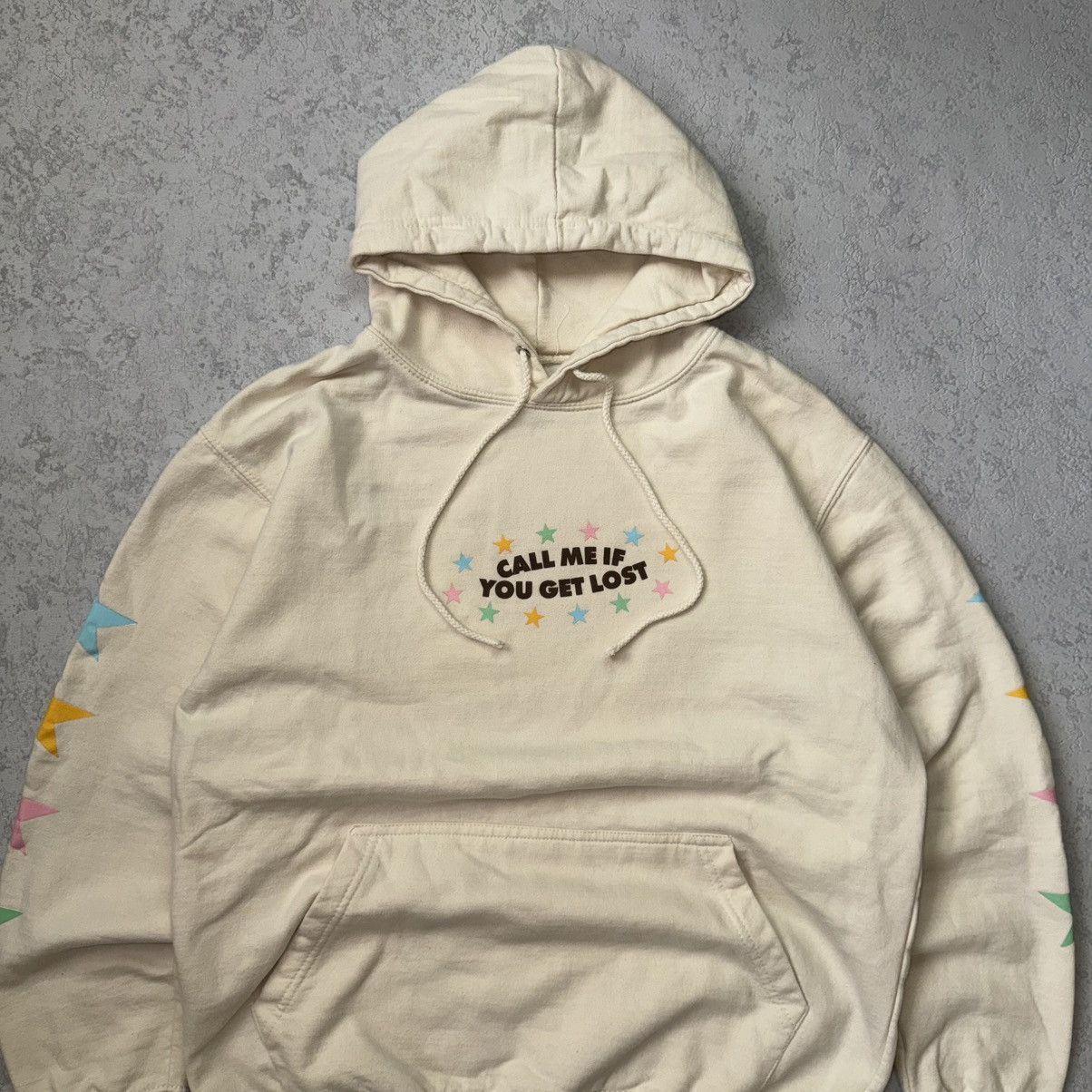 Golf le Fleur Cream Call Me If You Get Lost Hoodie Size US M / EU 48-50 / 2 - 4 Thumbnail
