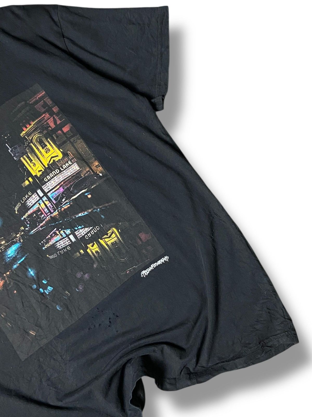Japanese Brand OAKLANDISH City Night Printed Tees (144) Size US L / EU 52-54 / 3 - 2 Thumbnail