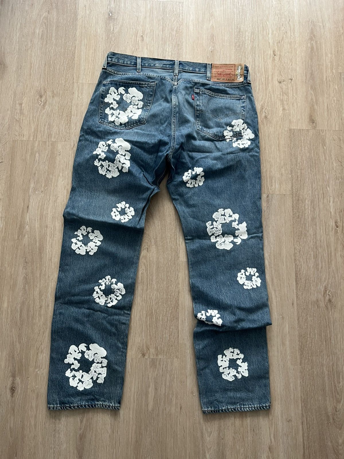 DENIM TEARS Light wash denim tears jeans Size US 38 / EU 54 - 2 Thumbnail