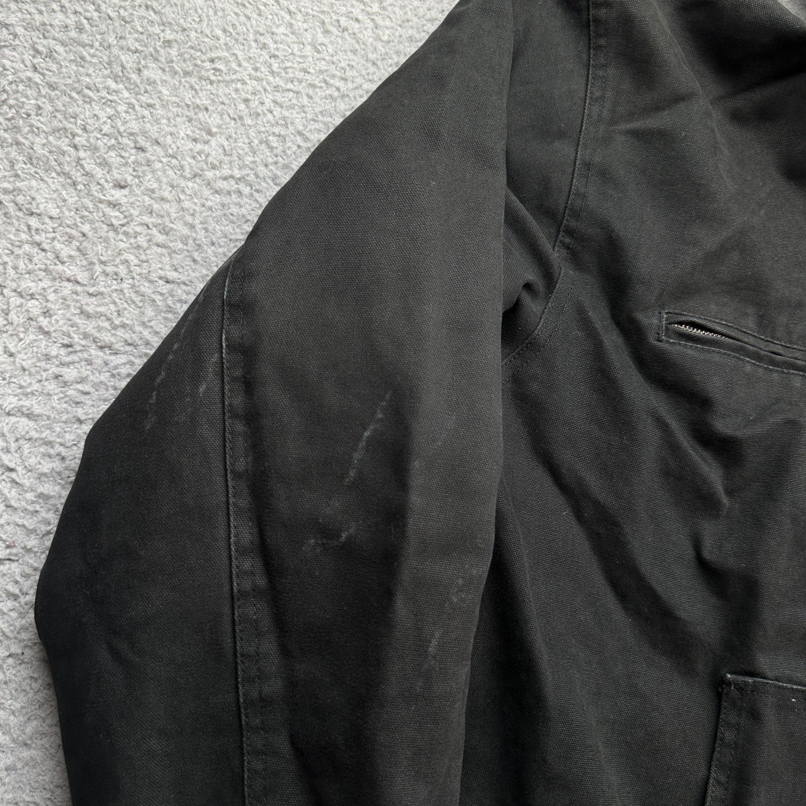 Other 2005 Snap-On Tools Duck Canvas Black Hooded Work Jacket 2XL Size US XXL / EU 58 / 5 - 11 Thumbnail