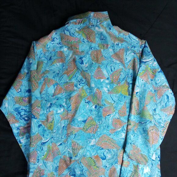 Sears Vintage Sears Kings Road Psychedelic Polyester Disco Shirt Size US L / EU 52-54 / 3 - 6 Thumbnail