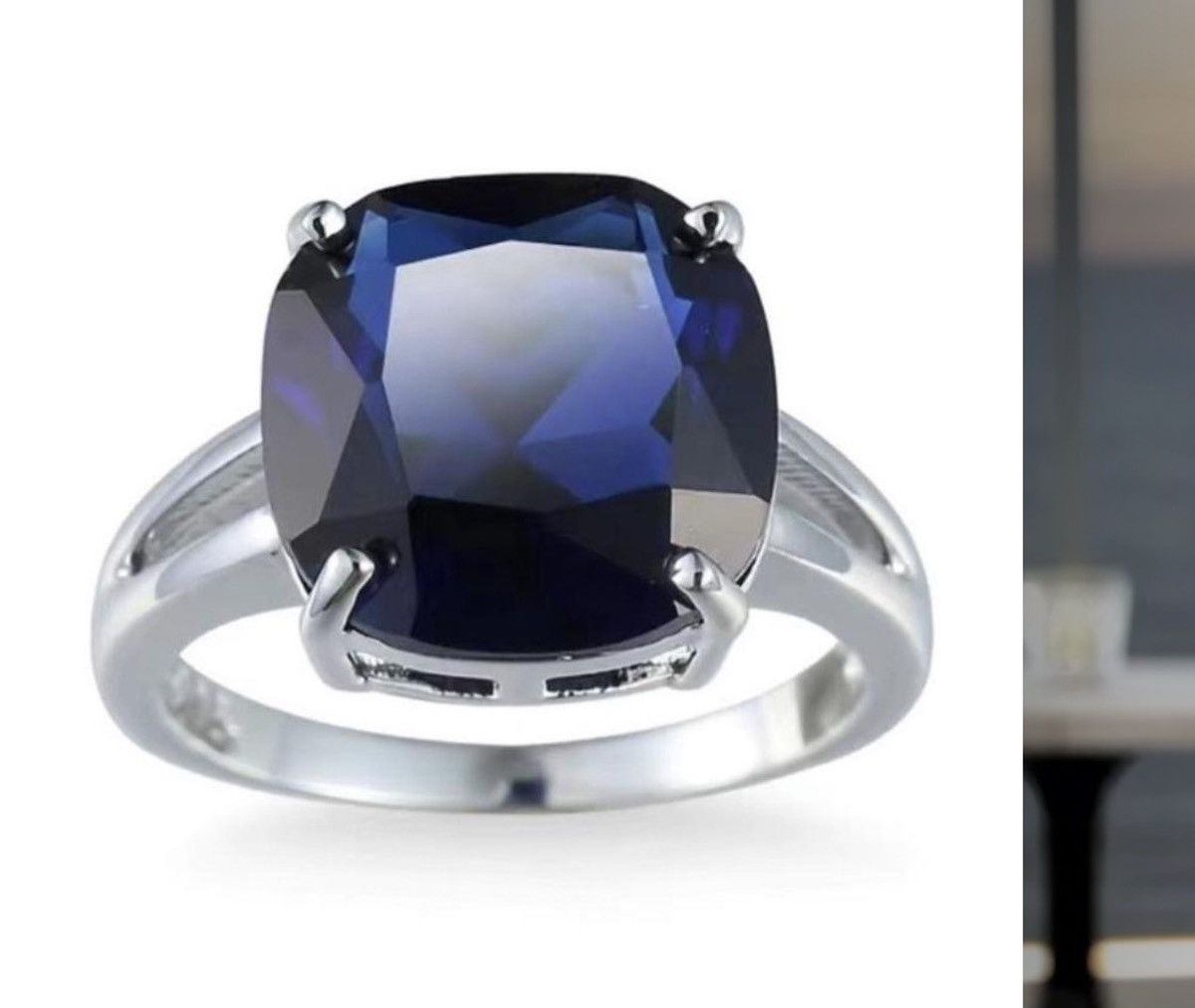 Other #cobalt #sapphire #blue stone #ring Size ONE SIZE - 2 Thumbnail