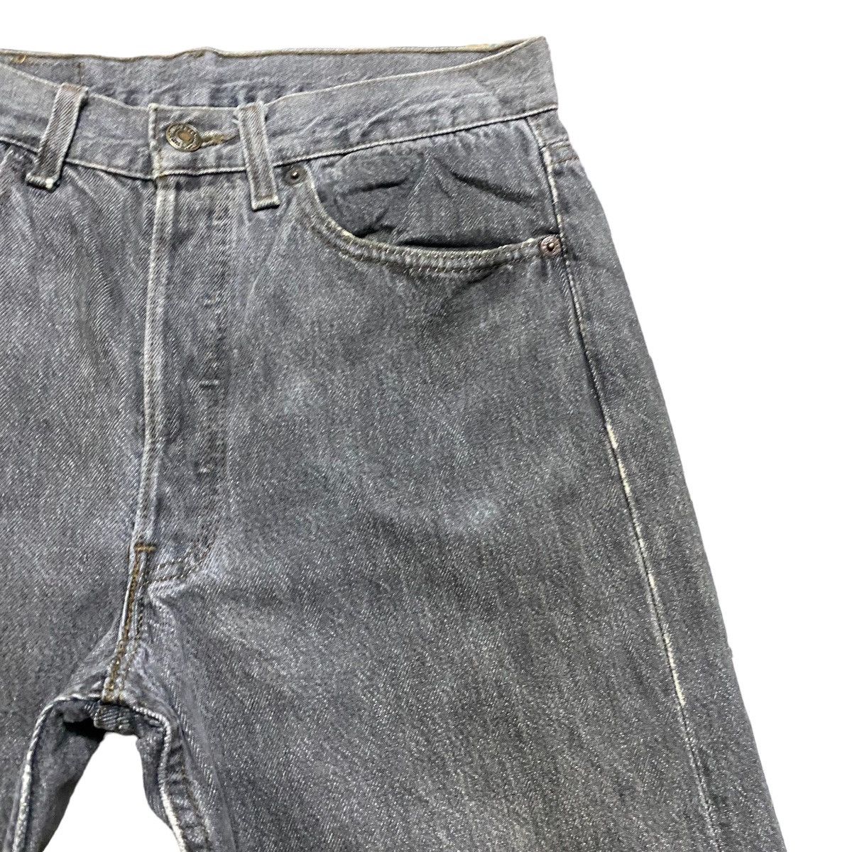 Levi's Vintage 80s Levis 501 Faded Black Jeans Size US 30 / EU 46 - 5 Thumbnail