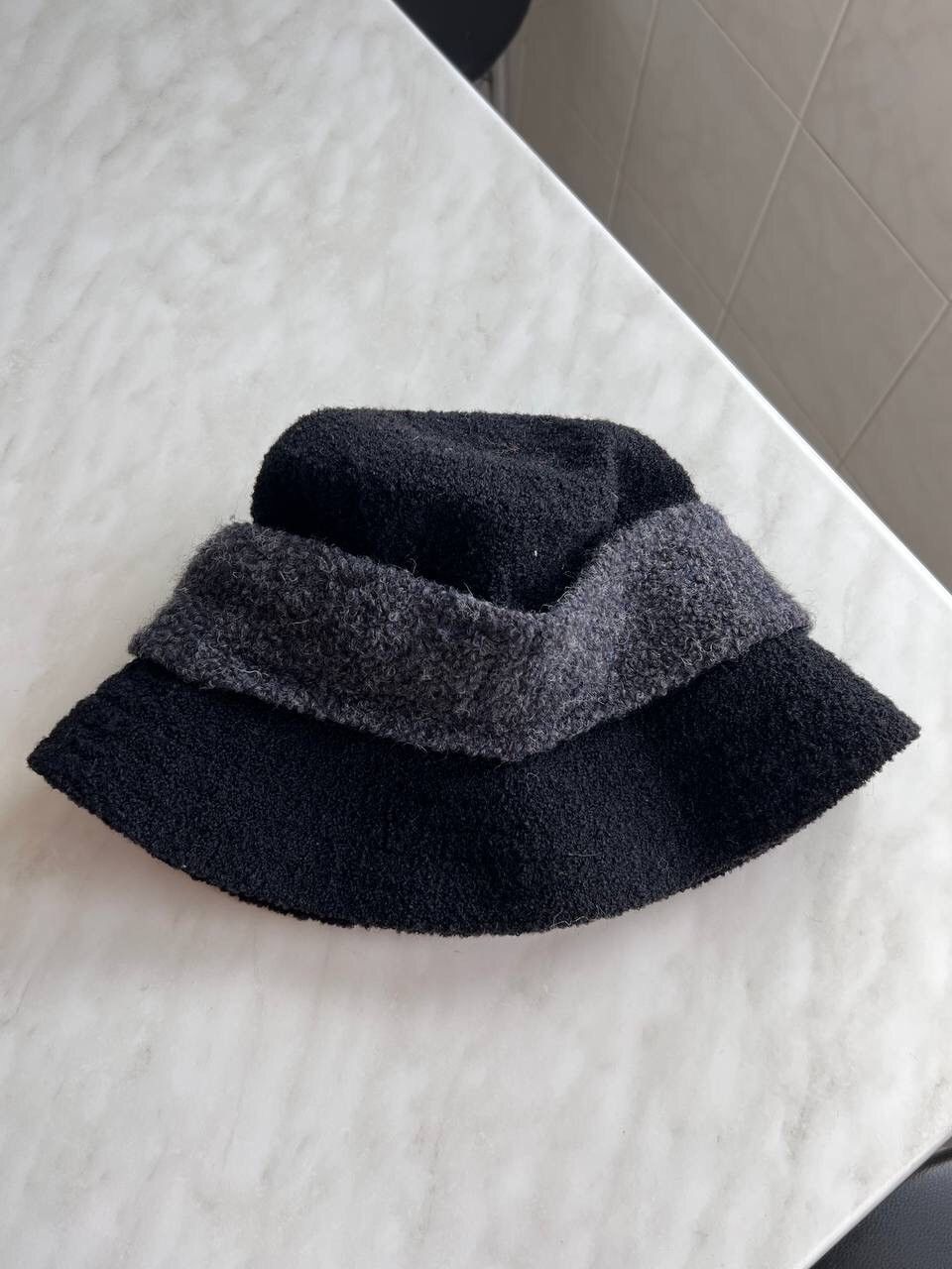 Kangol × Vintage Kangol vintage 99 mens bucket hat avant-garde geometric form Size 38 - 5 Thumbnail