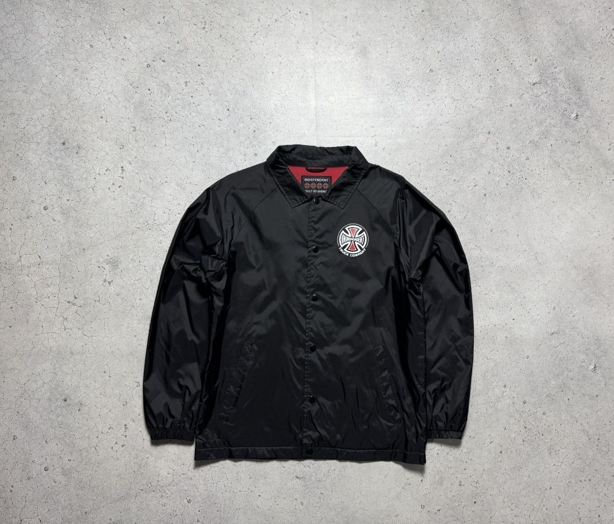 Independent Truck Co. Independent Nylon Overshot Jacket Black Size S Skate Size US S / EU 44-46 / 1 - 1 Thumbnail