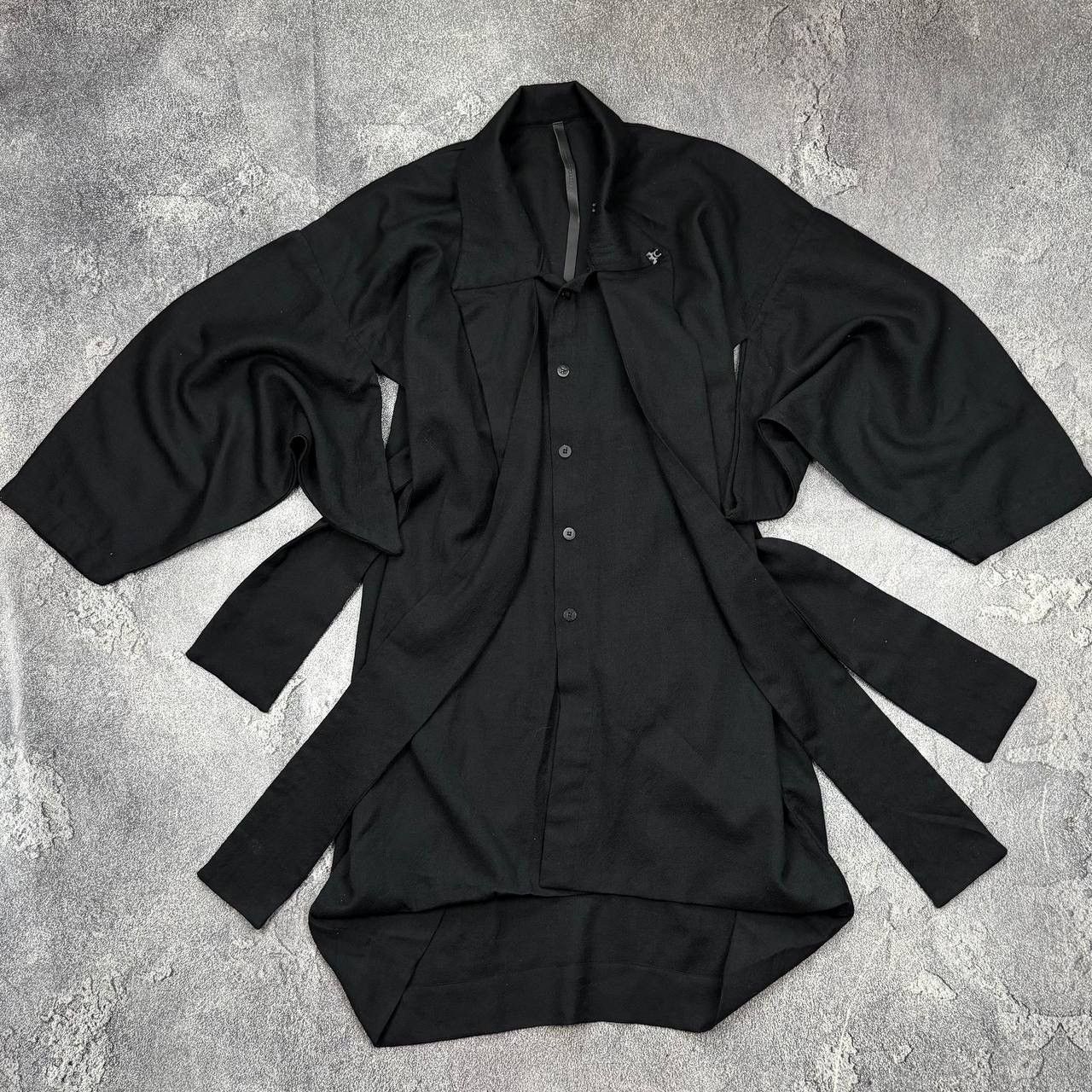 Barbara I Gongini Barbara I Gongini Avantgarde Wool Coat Size XS / US 0-2 / IT 36-38 - 3 Thumbnail