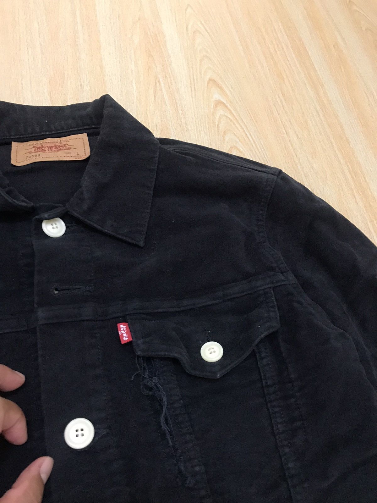 Levi's × Levi's Vintage Clothing × Vintage Vintage Levis Button Jacket Size US L / EU 52-54 / 3 - 6 Thumbnail