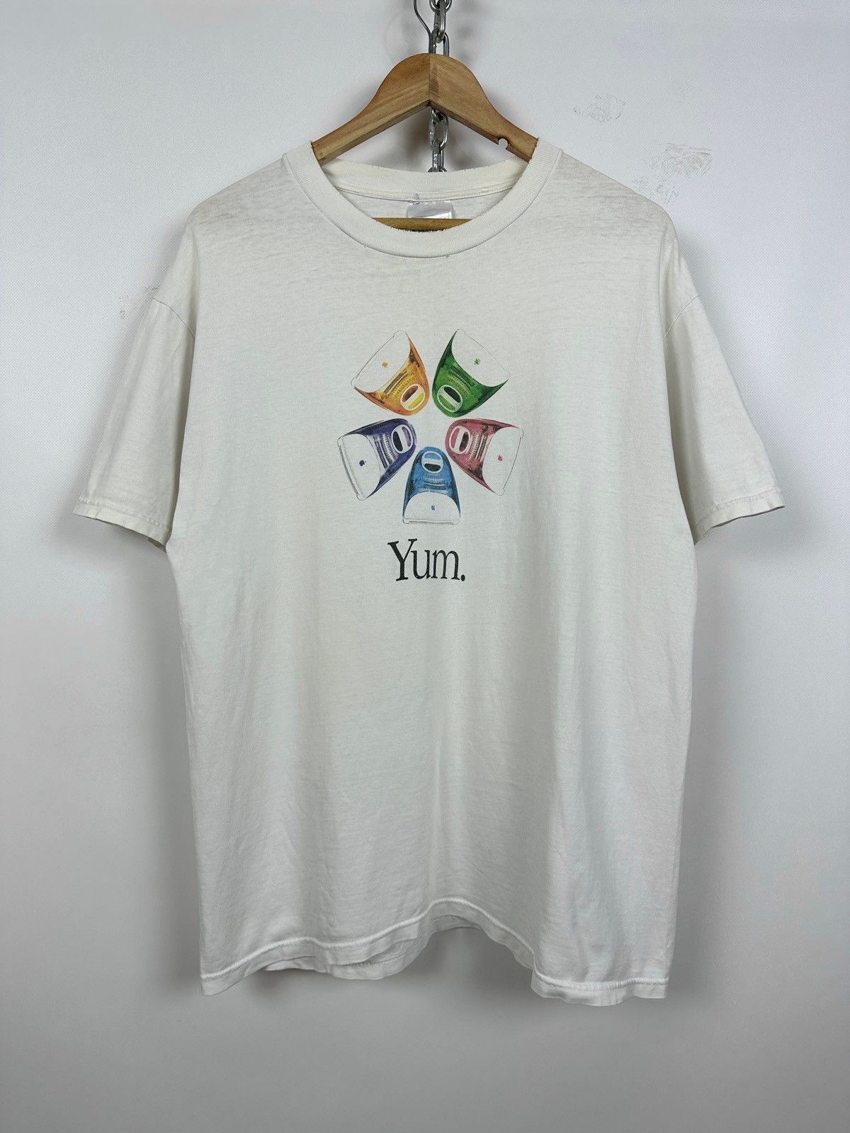 Apple × Vintage 1998 Vintage Apple Yum iMac G3 Think Different T 