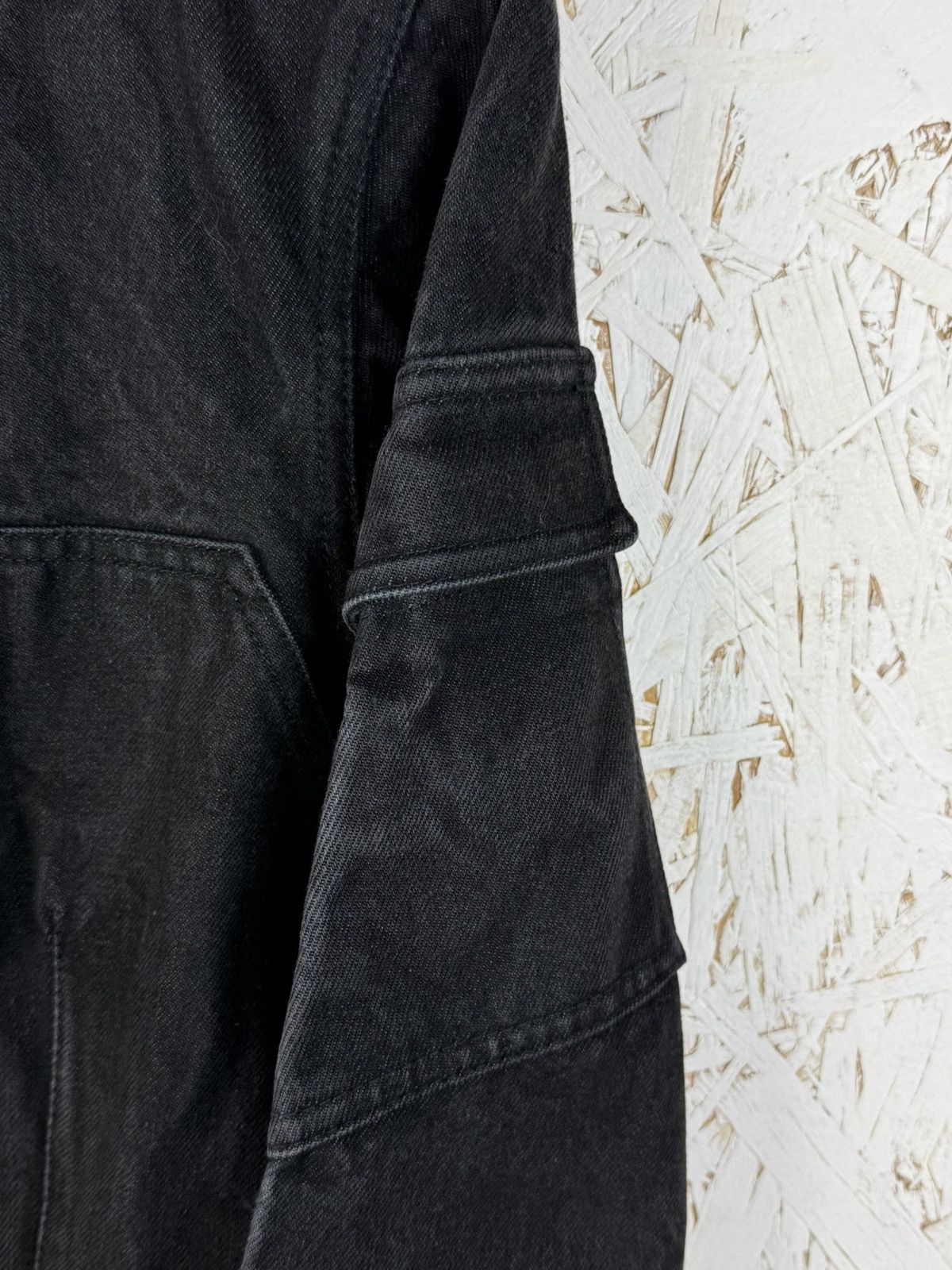 Gucci Gucci Tom Ford AW1999 Web Trim Denim Jacket Black Size 40 Size M / US 6-8 / IT 42-44 - 3 Thumbnail