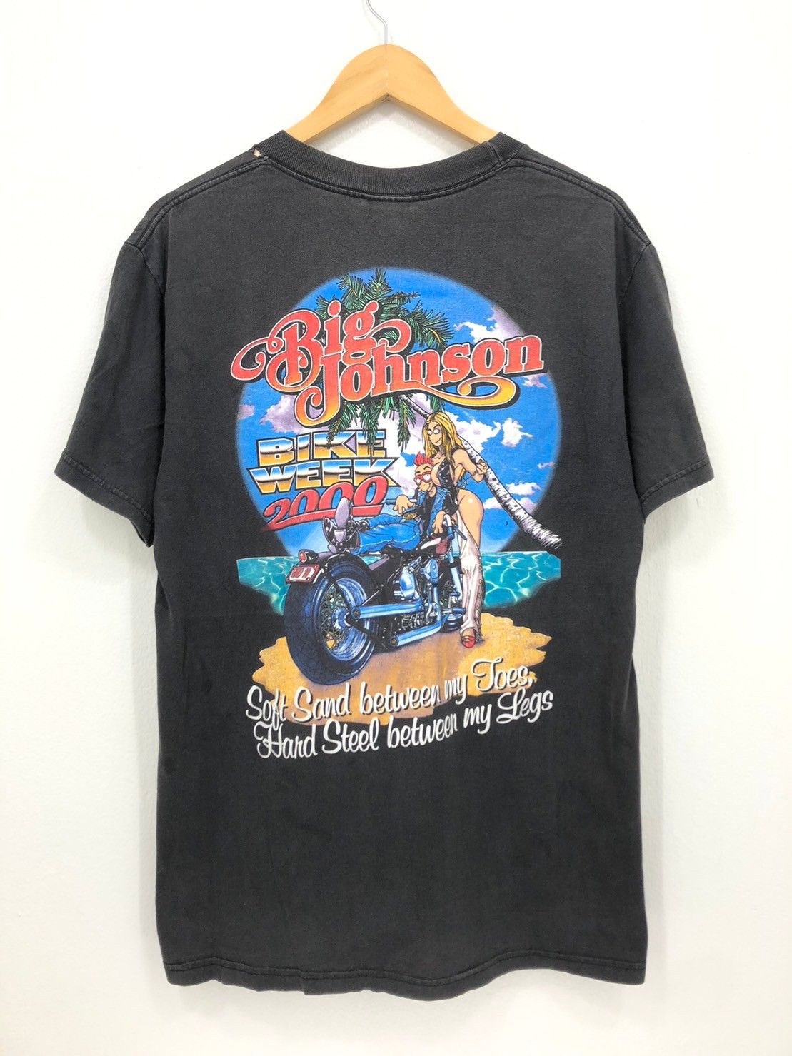 Vintage Vintage 00's BIG JOHNSON Motorcycles Bike Week shirt wts01 Size US M / EU 48-50 / 2 - 3 Thumbnail