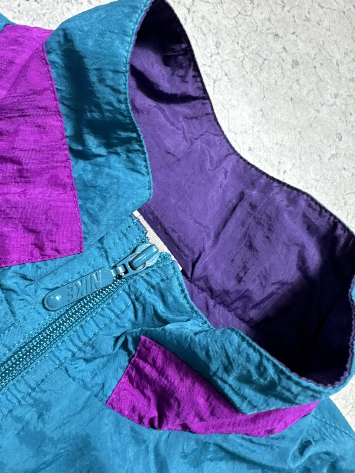 Nike Nike Vintage 80’s 90’s Nylon Track Suit Jacket & Pants Y2K Size US L / EU 52-54 / 3 - 6 Thumbnail