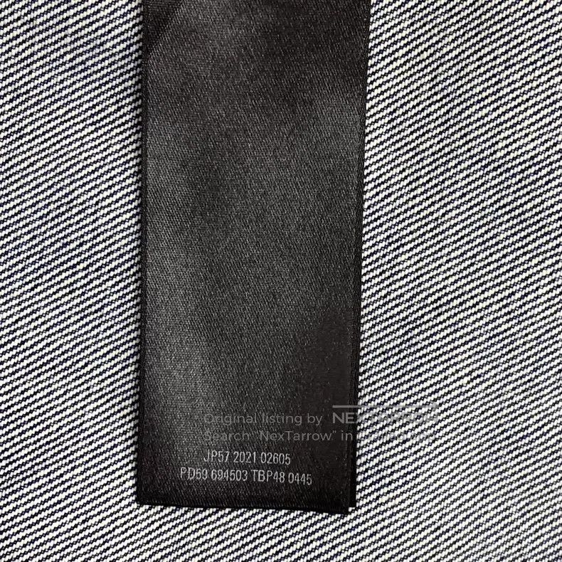 Balenciaga Balenciaga Blue Washed Graffiti Printed Cotton Collar Sing Size US L / EU 52-54 / 3 - 9 Thumbnail