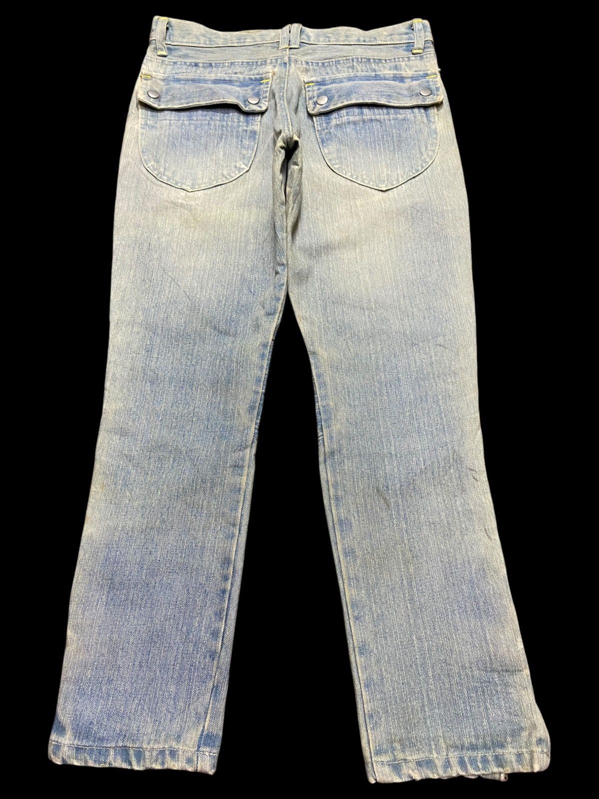 Japanese Brand Vintage Japanese Brand Mud Wash Bush Skinny Zip Leg Jeans Size US 30 / EU 46 - 2 Thumbnail