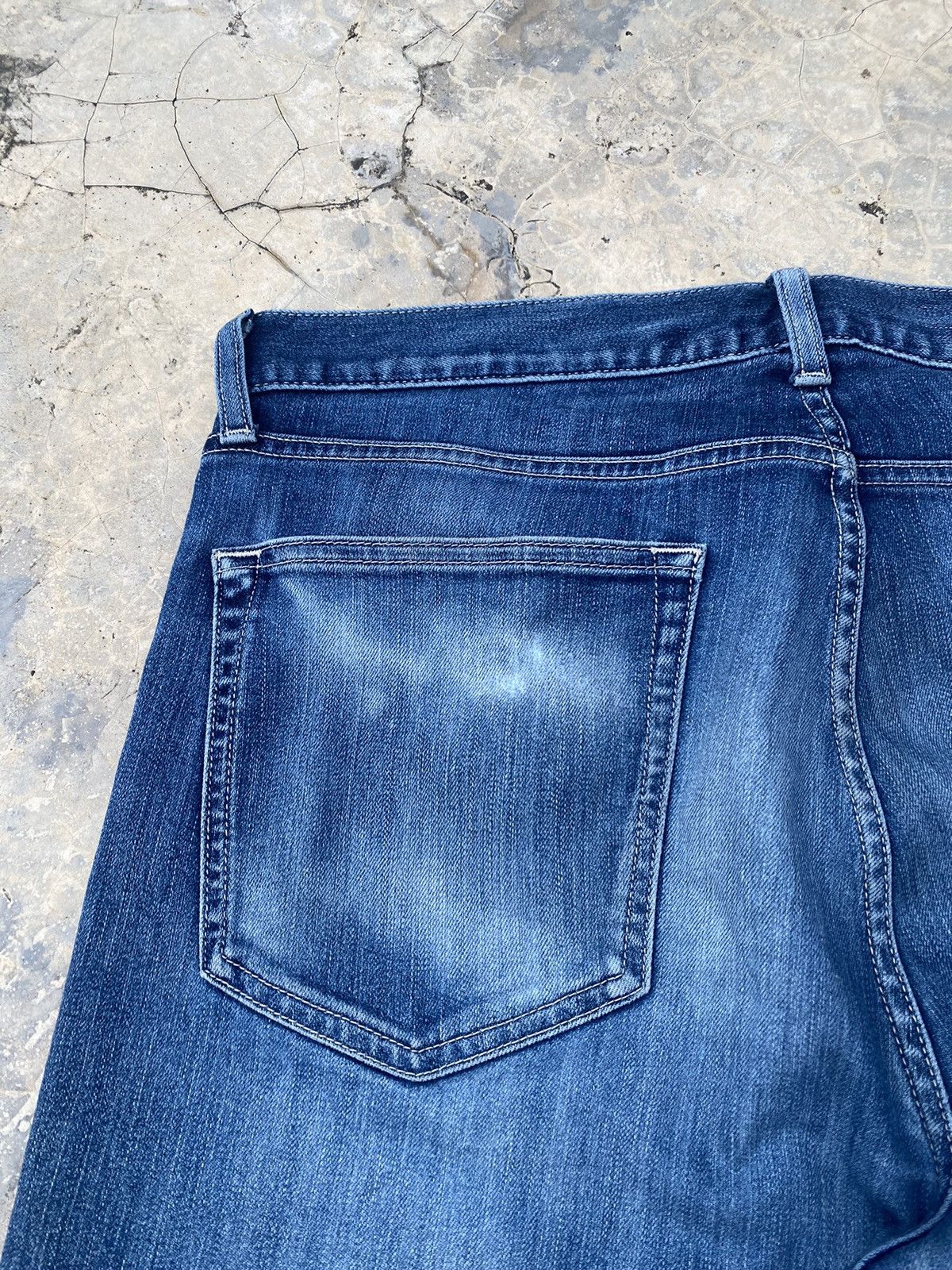 Uniqlo Rework Patchwork Distressed Uniqlo Denim Pant Size US 35 - 9 Thumbnail