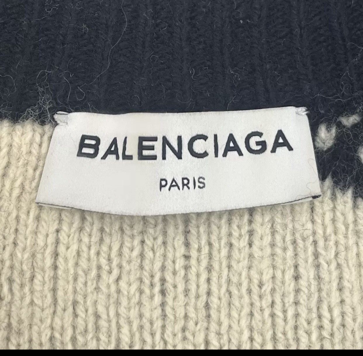 Balenciaga Balenciaga black classic logo wool camel hair sweater Size US S / EU 44-46 / 1 - 5 Thumbnail