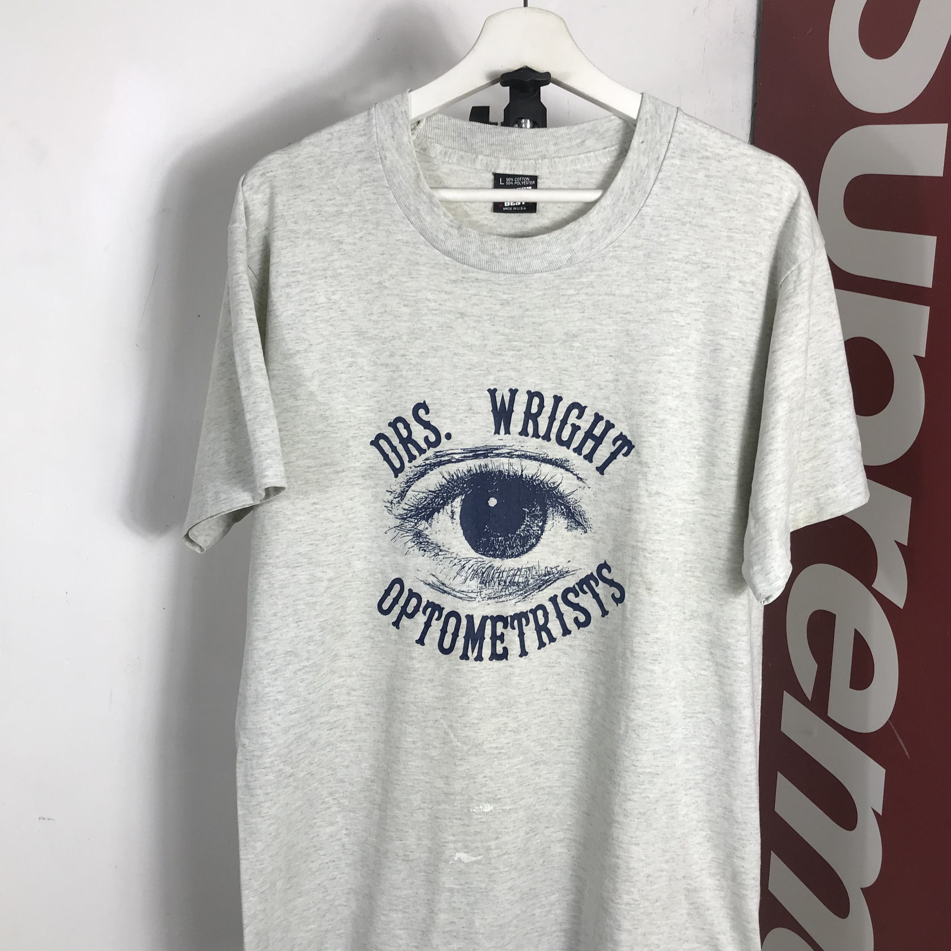 Vintage vintage 90s D wright Tears Of Glass art shirt Size US L / EU 52-54 / 3 - 2 Thumbnail
